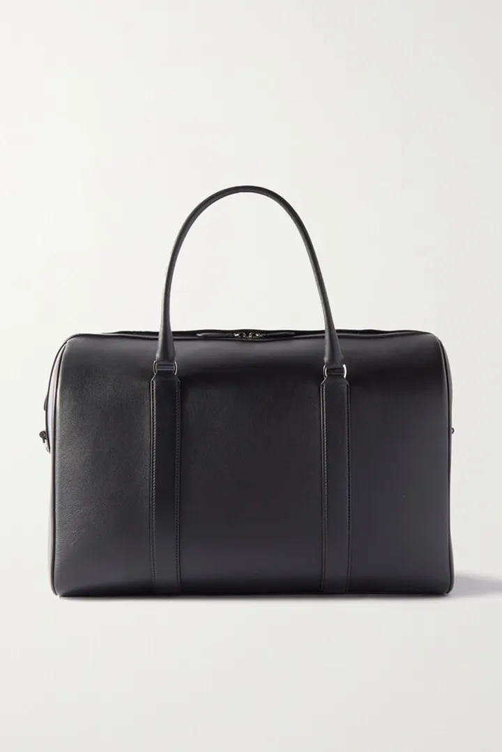 The Row - Iowa Leather Tote - Black