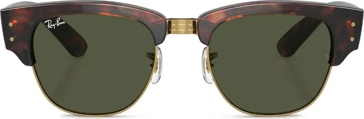 Mega Clubmaster tortoiseshell- effect sunglasses