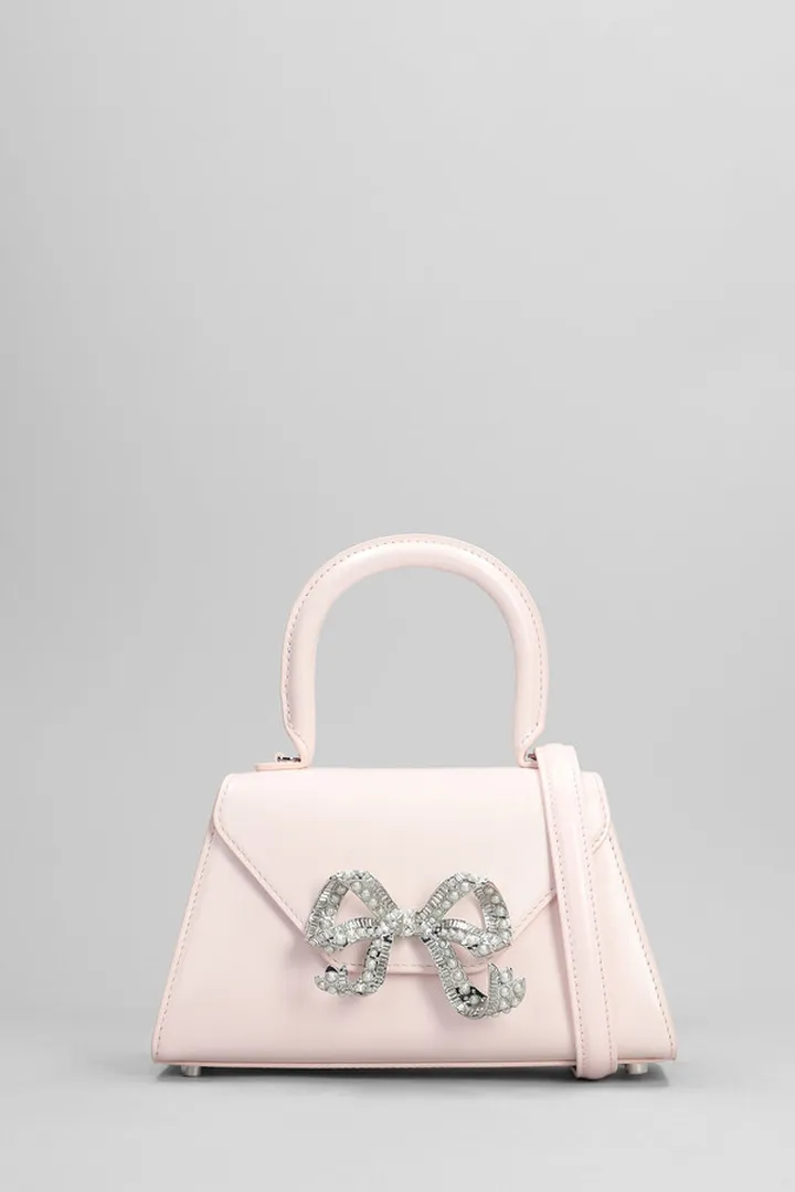 Hand Bag In Rose-pink Polyester