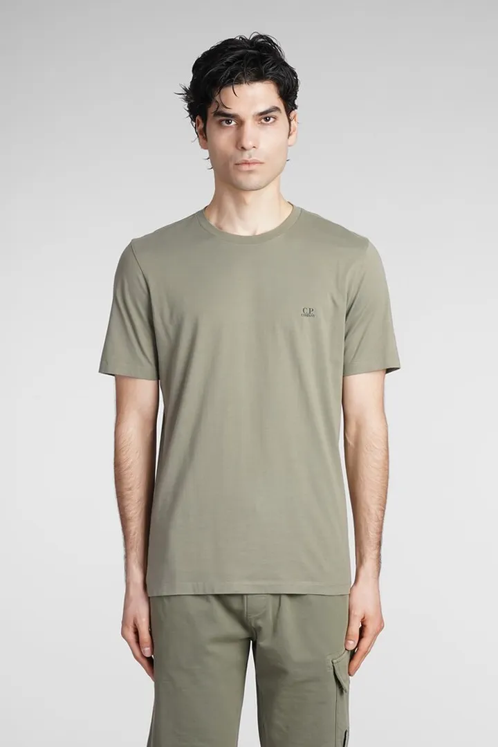 T-shirt In Green Cotton