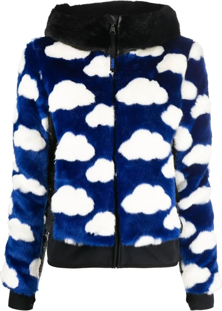 JCC Teddy faux-fur down jacket
