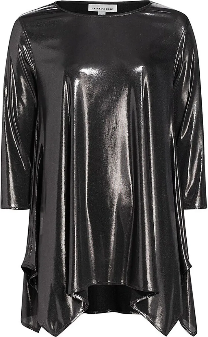 Liquid Silver Swing Tunic