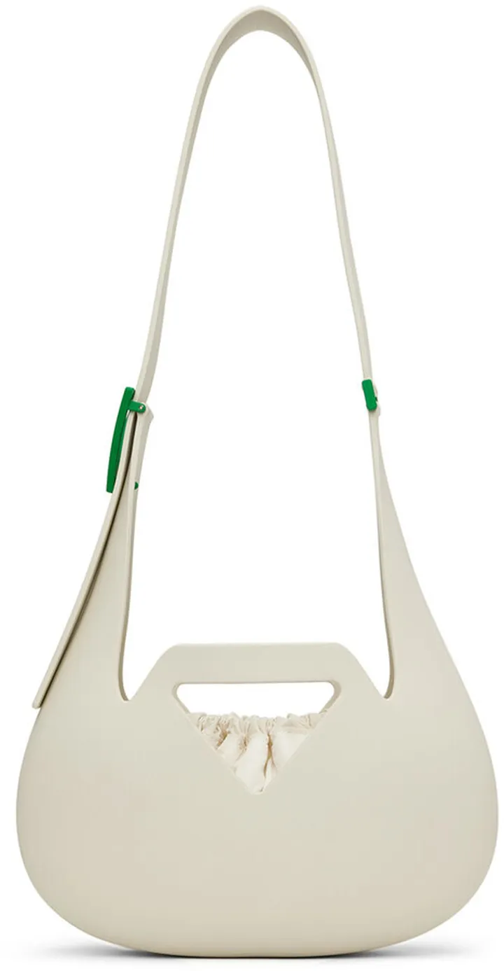 Bottega Veneta White Moulded Shoulder Bag