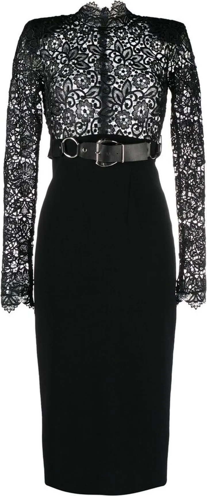 Lace-Panel Dress