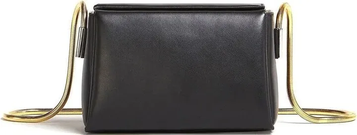 Small Toggle Bag In Black Leather