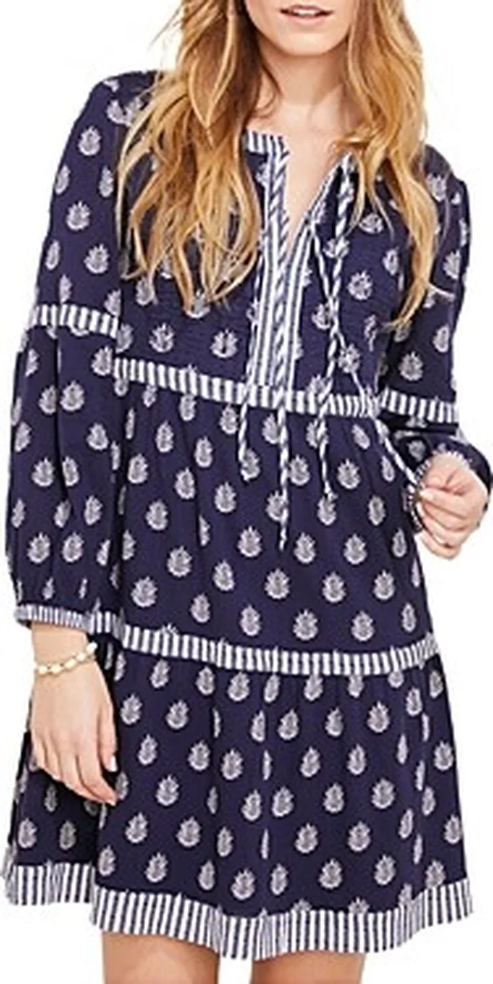 Vineyard Vines Fleur de Leaf Tunic Dress