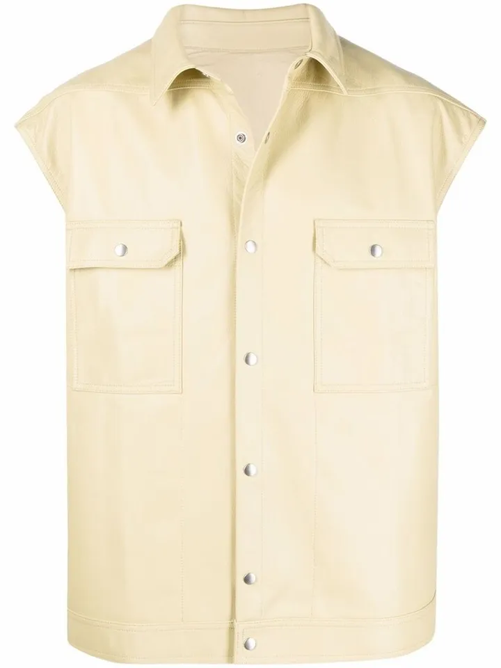 Leather Waistcoat Jacket