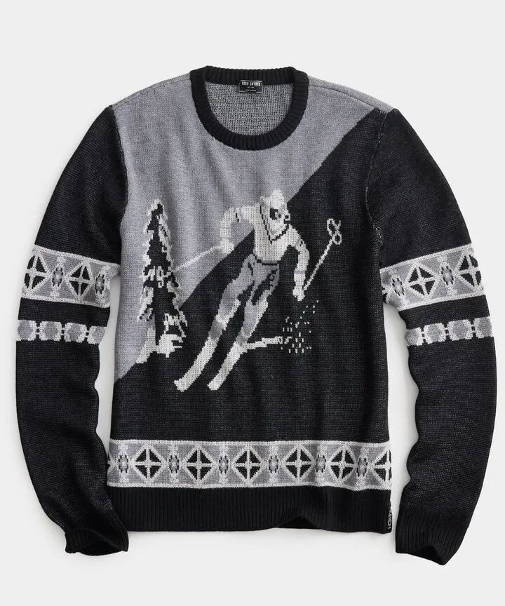 Skier Sweater in Black