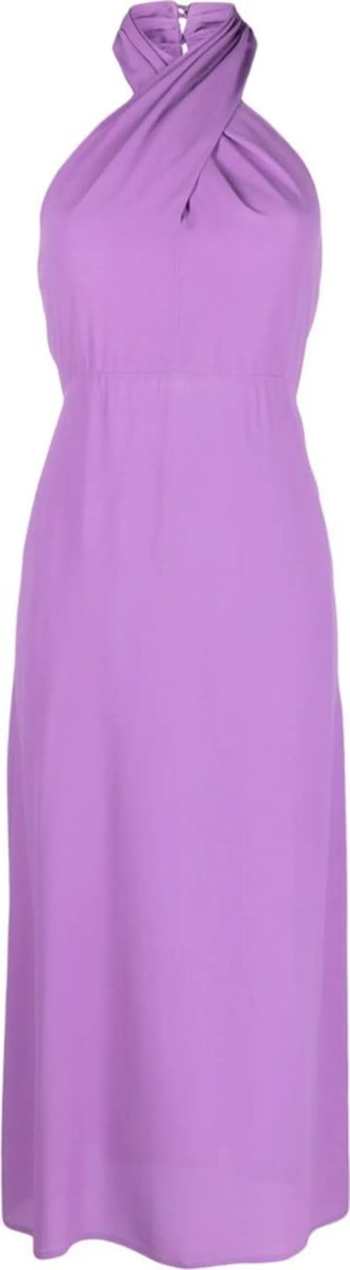Halter-Neck Midi Dress