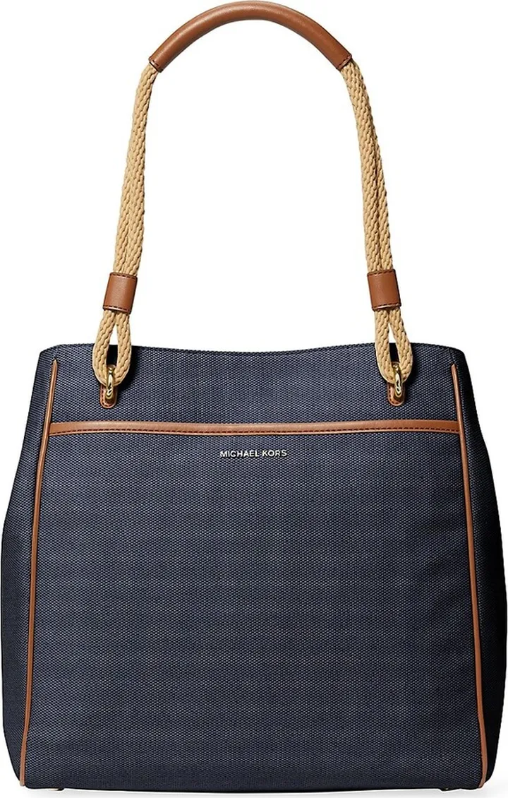 Large Talia Woven Tote Bag