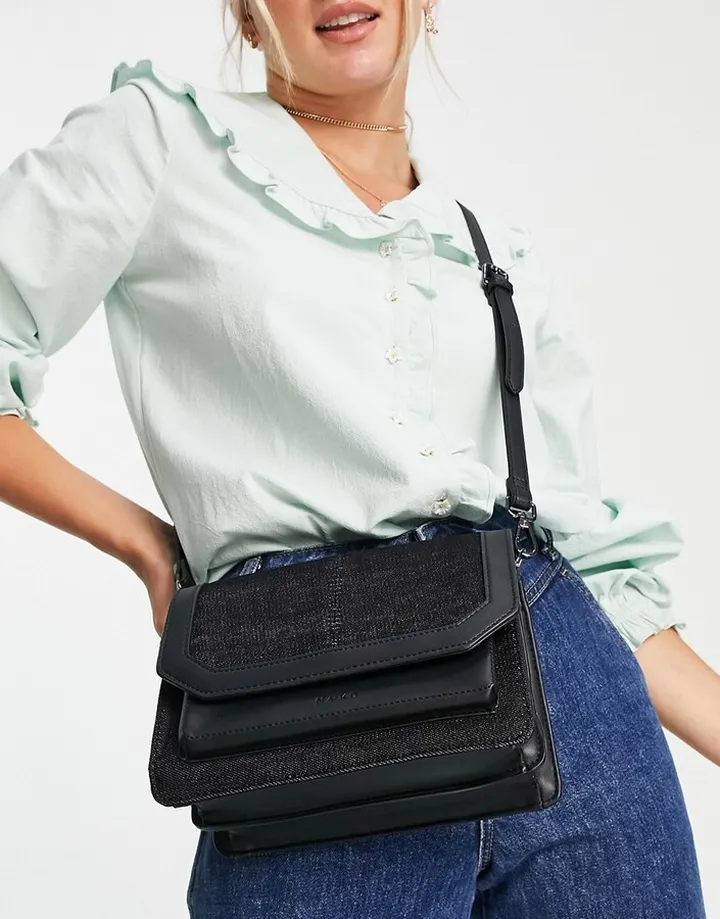 NA-KD denim shoulder bag