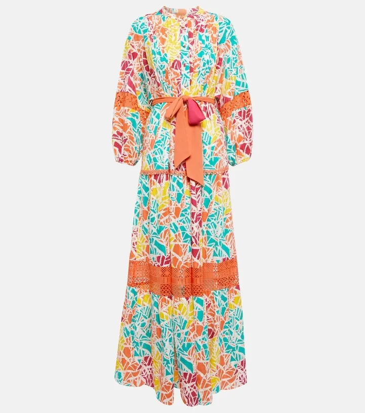 Tessa printed cotton maxi dress