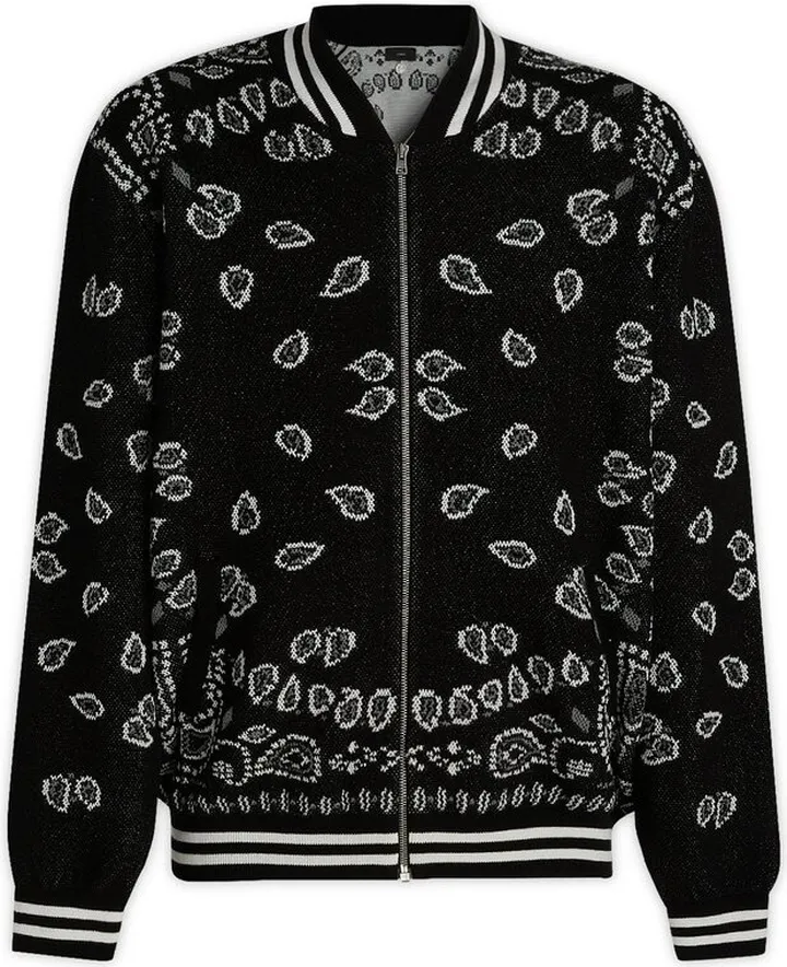 Alanui Bandana Patterned Long-Sleeved Cardigan