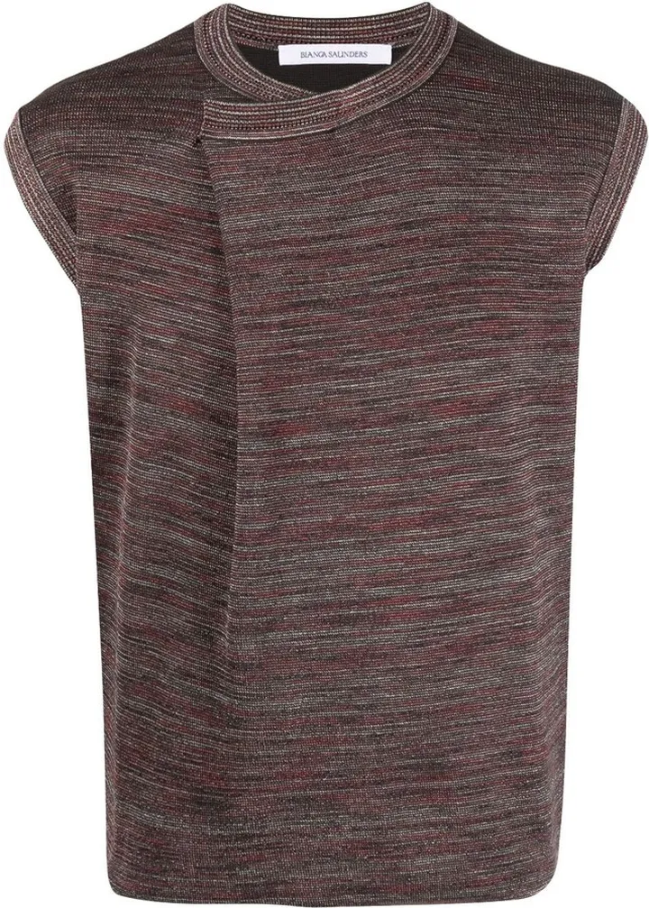 Knitted Sleeveless Jumper