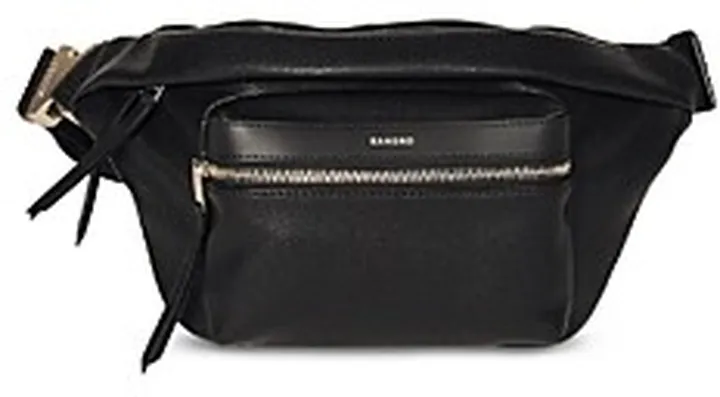 Sandro Marron Textured Belt Bag