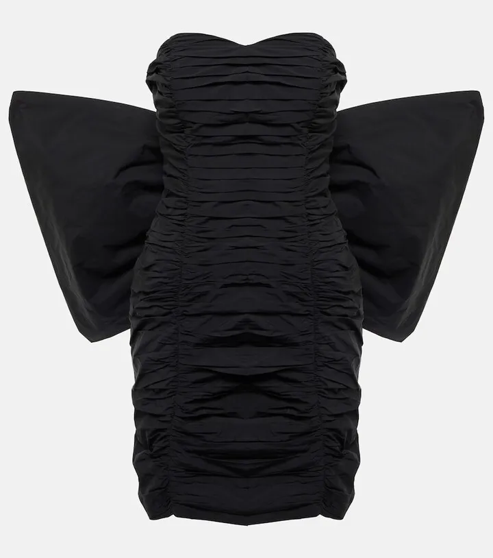 Pleated minidress