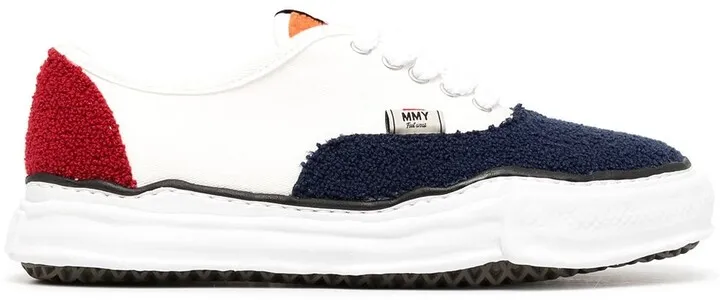 Baker colour-block low-top sneakers