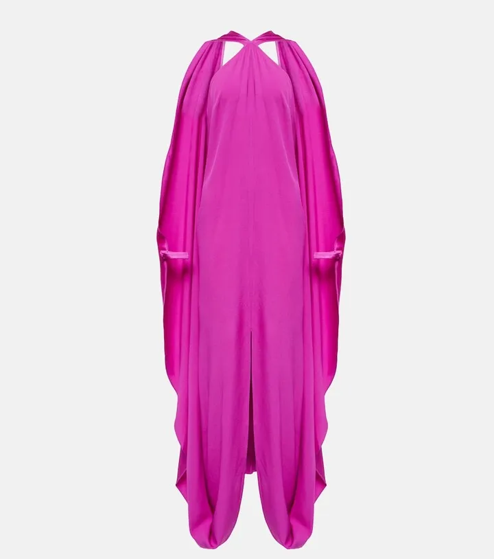 Murcielago crepe gown