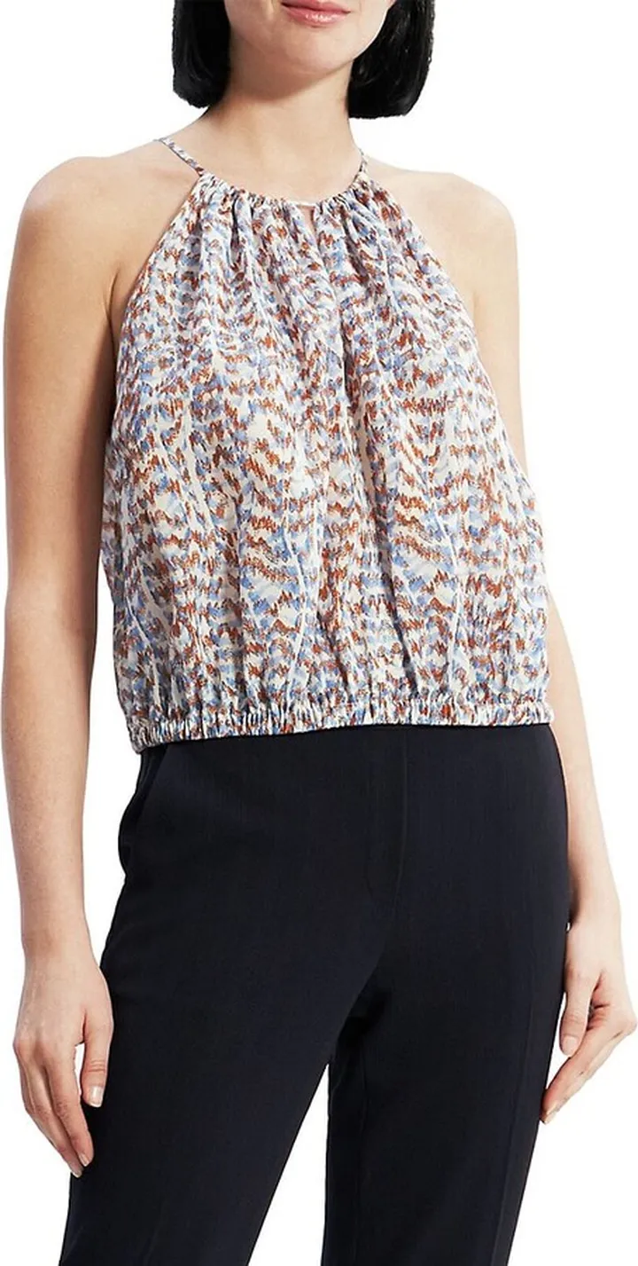 Gathered Satin Camisole