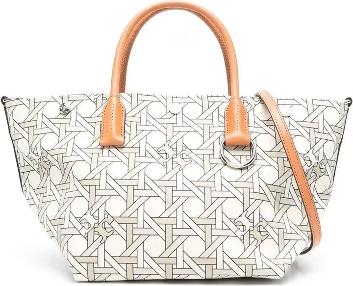 Basketweave tote bag