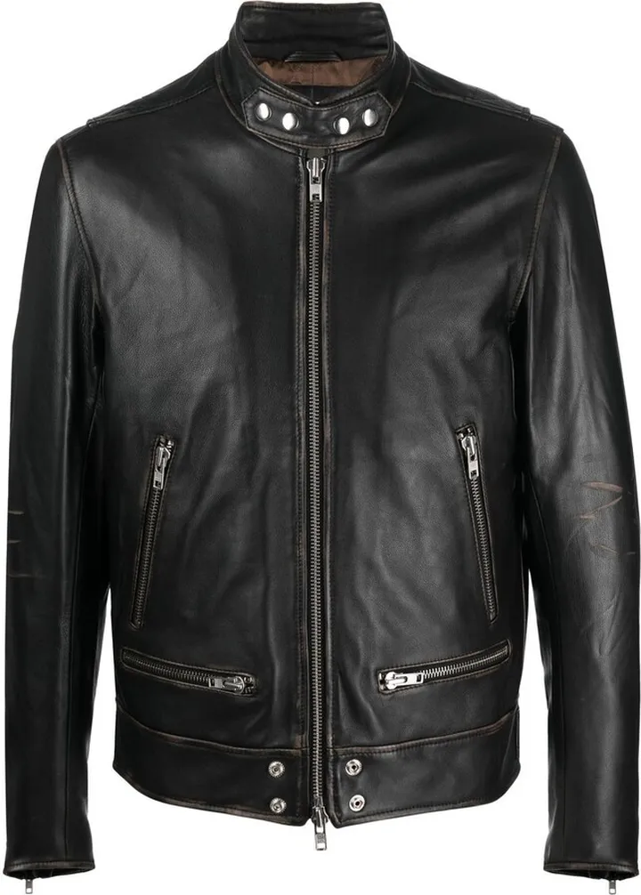 Zip-Up Biker Jacket
