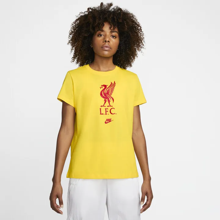 Nike Women's Liverpool FC T-Shirt in Yellow