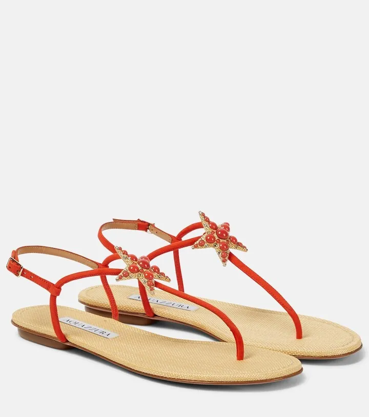 Seastar suede thong sandals
