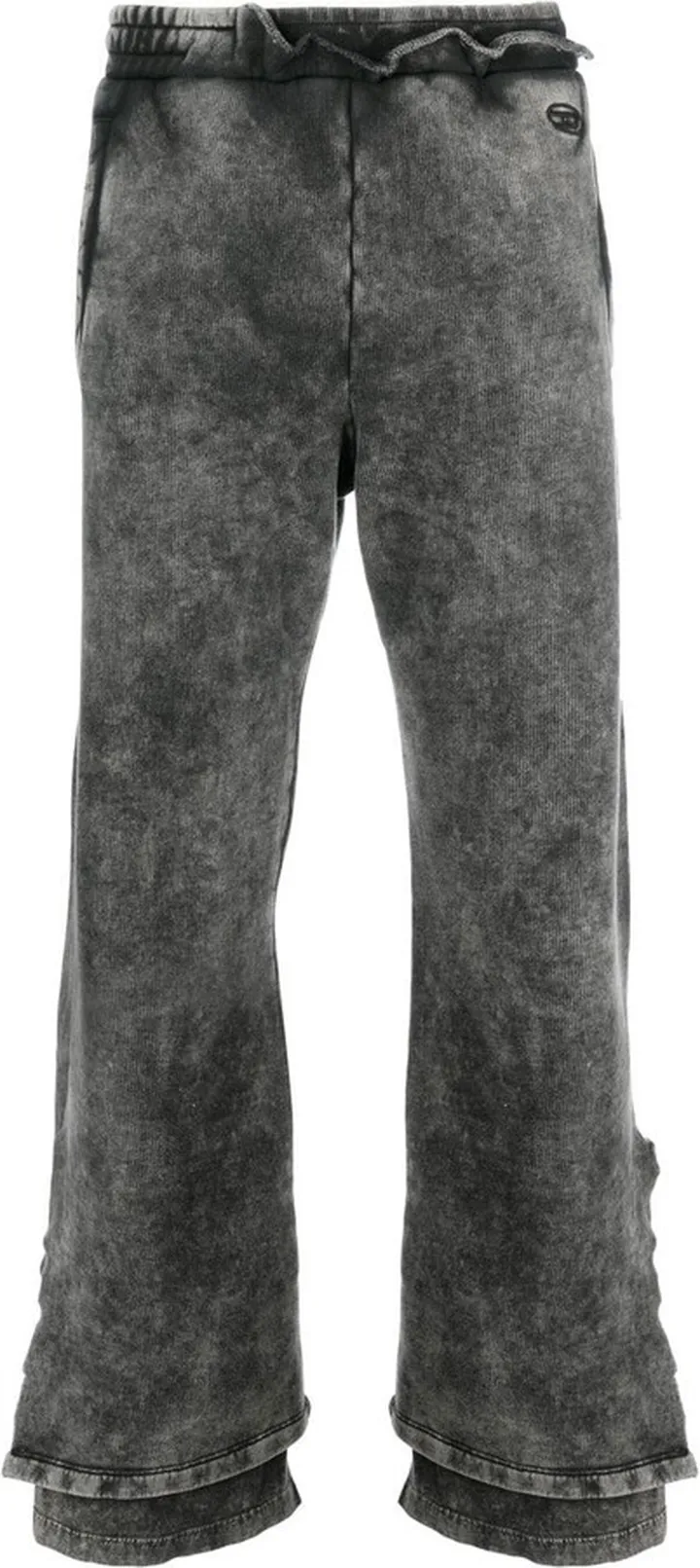 Logo-Embroidered Wide-Leg Track Pants