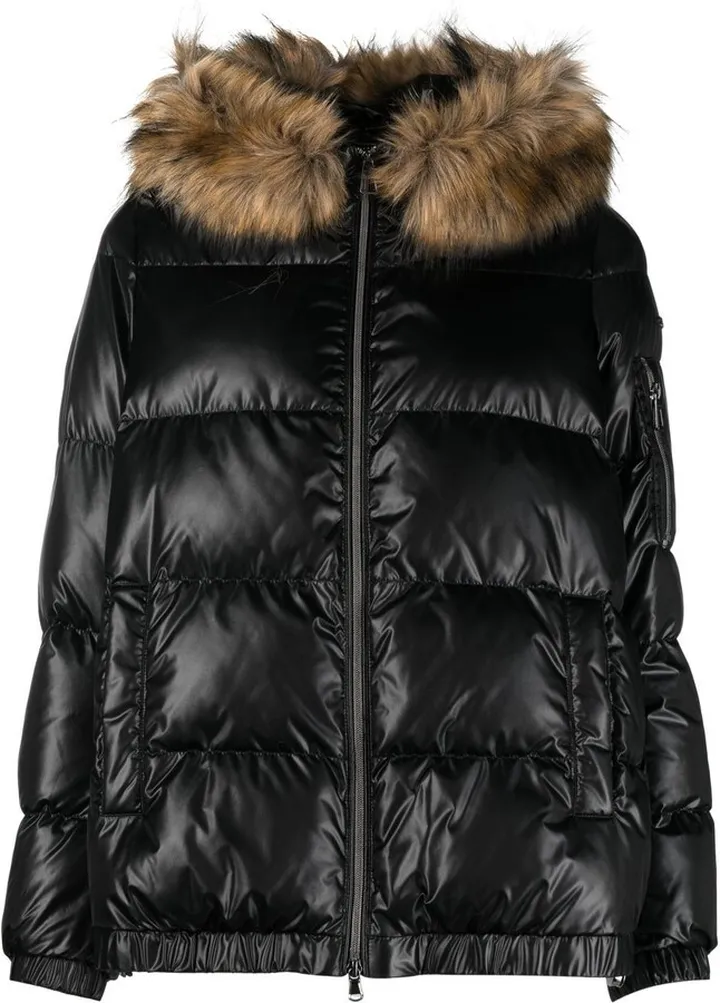 Faux-Fur Trimmed Hood Parka