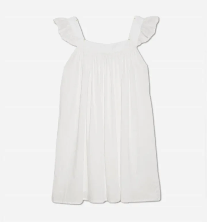 Egyptian Cotton Nightie in White