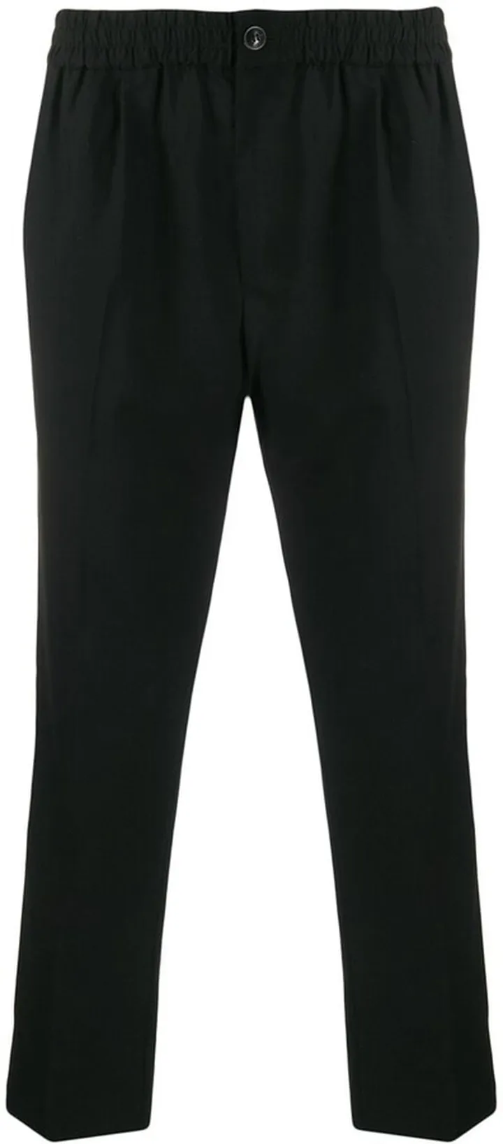 Elasticated Waist Cropped Fit Trousers