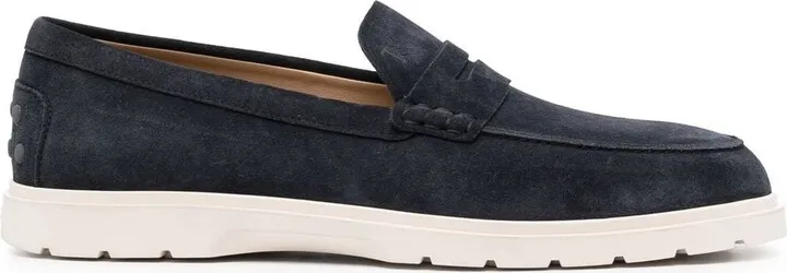 Suede Penny Loafers