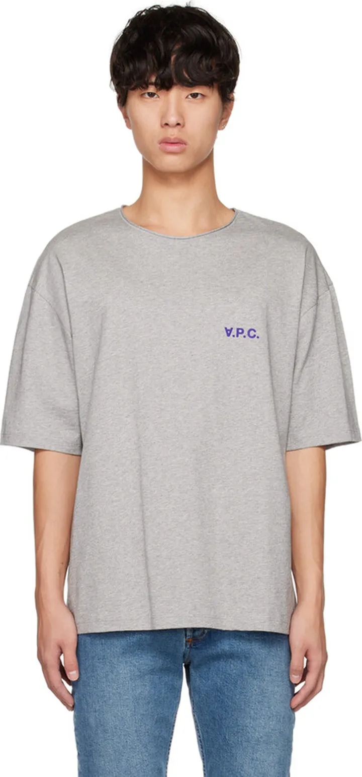 A.P.C. Gray Jeremy T-Shirt