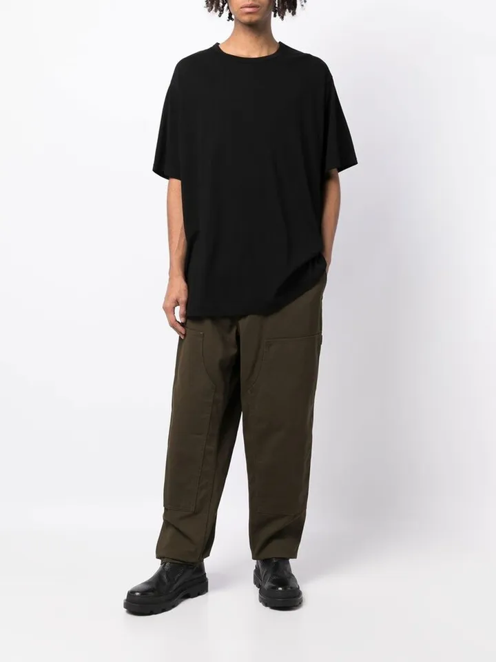 Corduroy Tapered Leg Trousers
