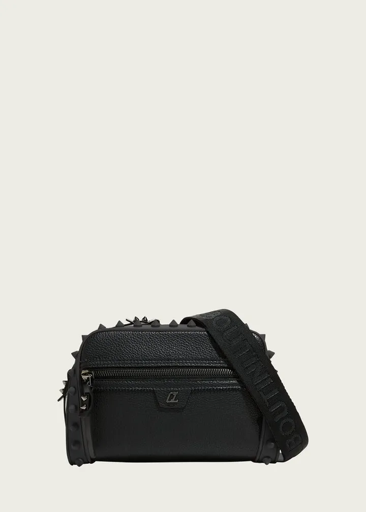 Men's Loubitown Spiked Crossbody Bag