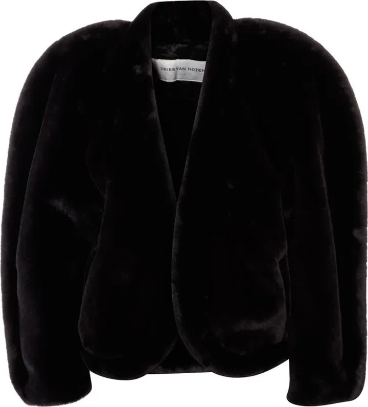 Dries Van Noten Faux Fur Jacket