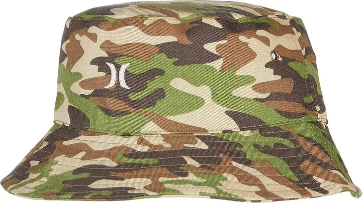 Hurley Small Logo Bucket Hat (Red) Bucket Caps