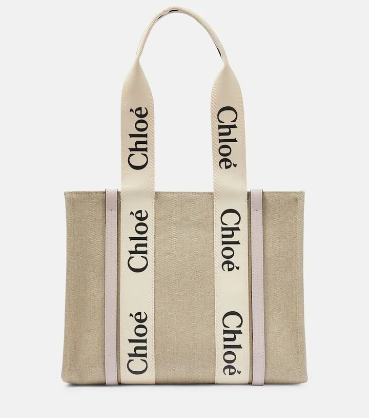 Woody canvas tote bag