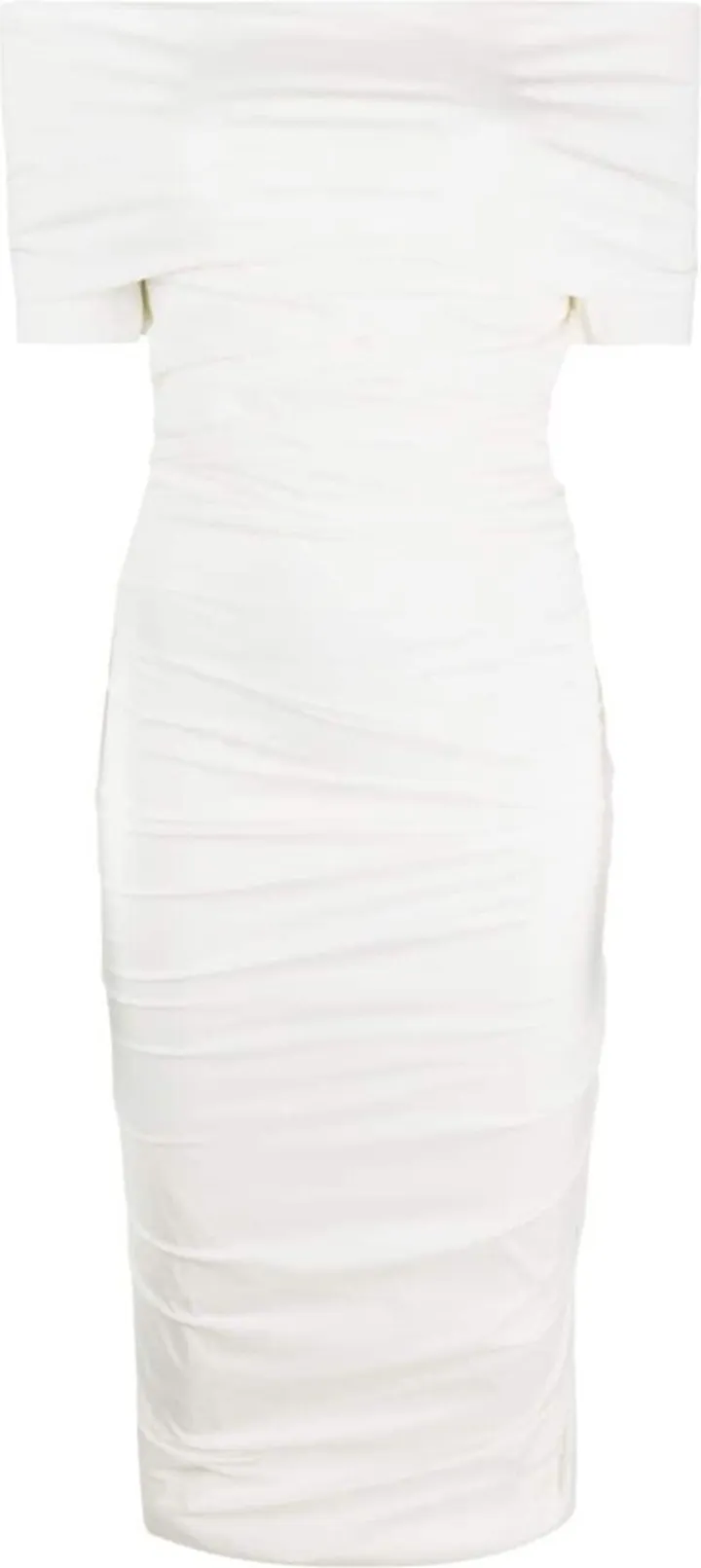 Gathered Midi Dress