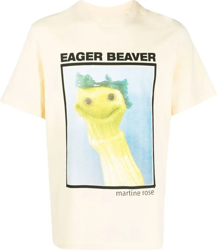 graphic-print cotton T-shirt