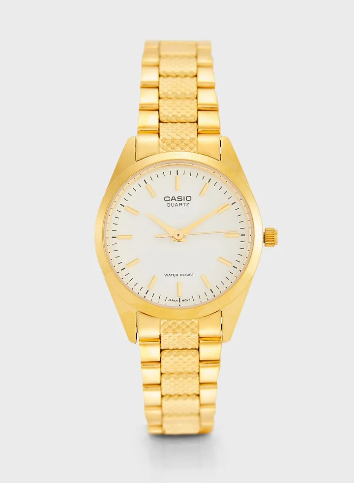 Steel Strap Analog Watch