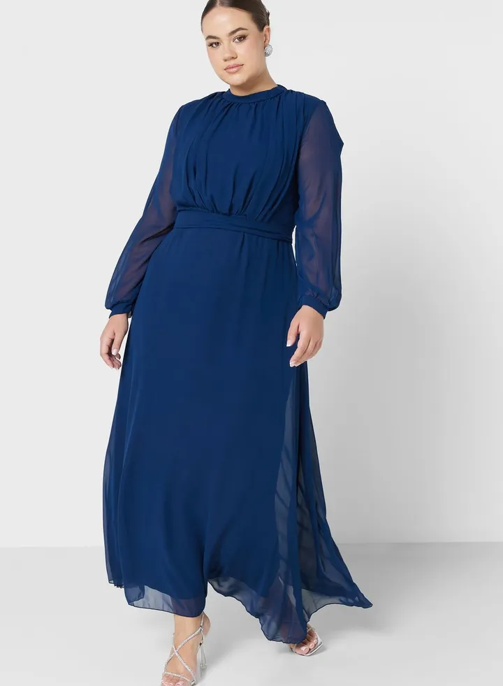 Ruched Detail Dress