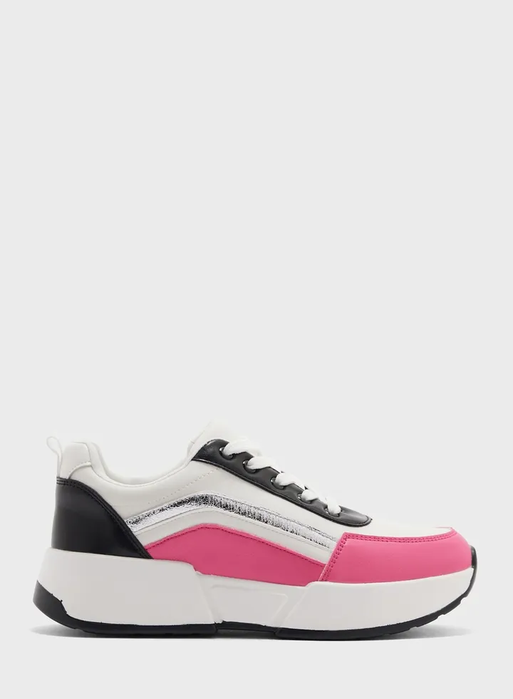 Bright Colourblock Stacked Sole Sneaker