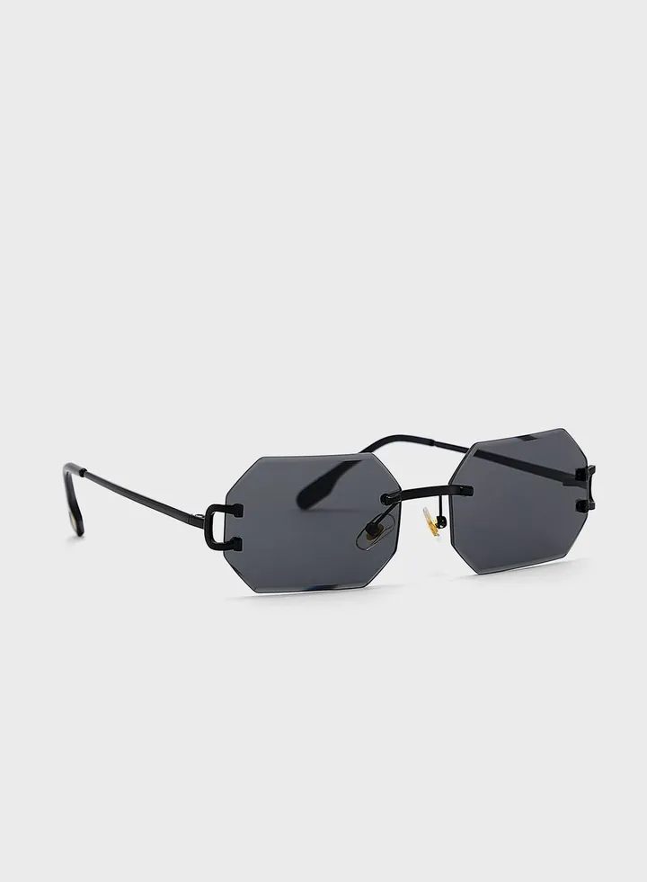 Hexagon Len Sunglasses