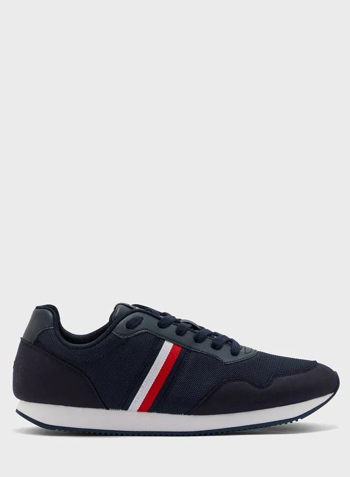 Logo Print Low Top Sneakers