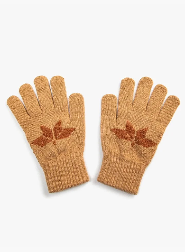 Knitted Patterned Gloves