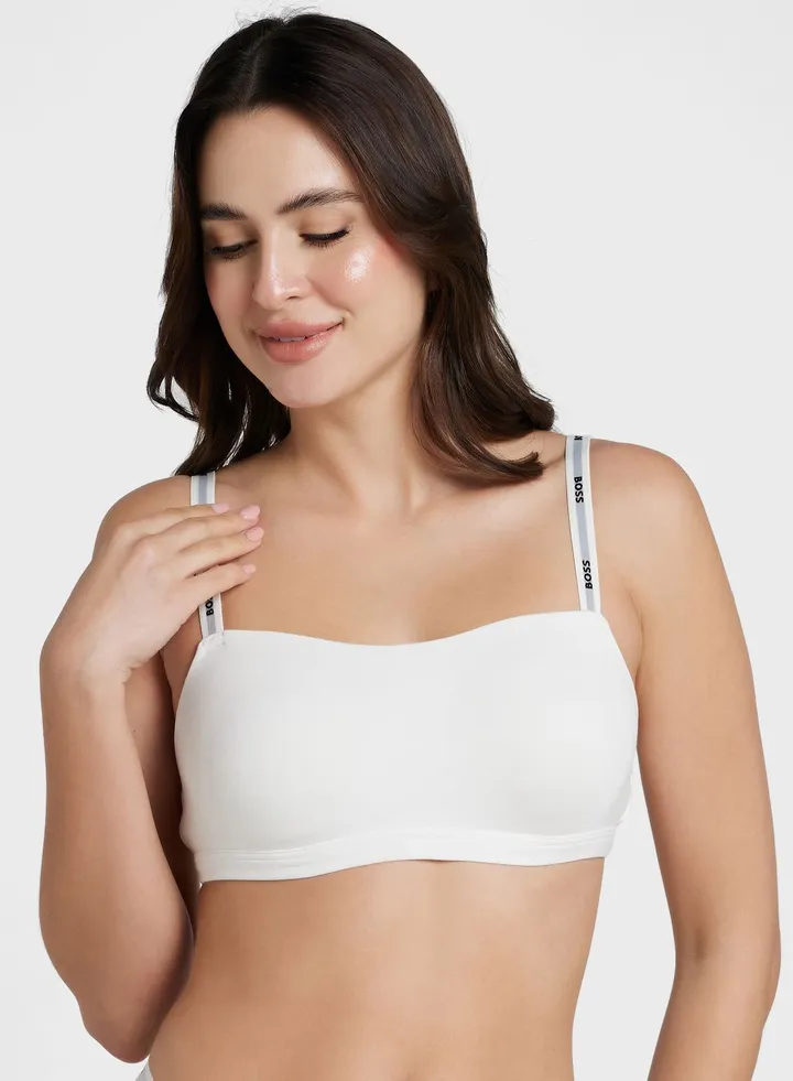 Strappy Logo Bra