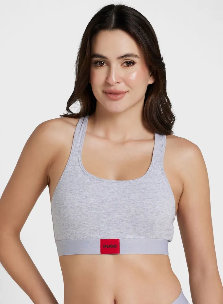 Logo Knitted T-Shirt Bra