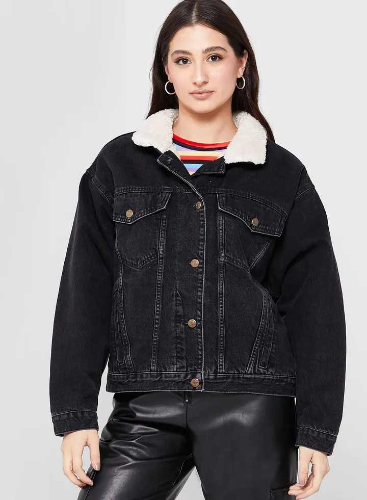 Pocket Detail Denim Jacket