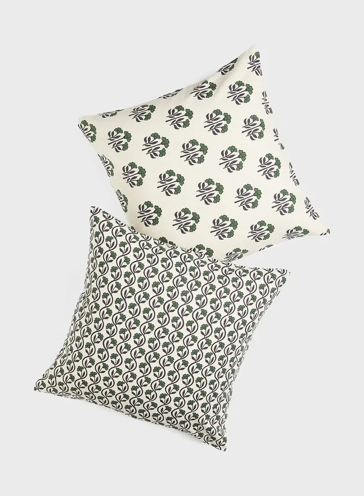 2-Pack Printed Cushion Covers-50X50